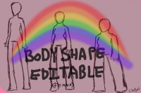 A body shape editable