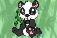 Editable Chibi Panda