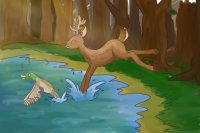 deer and duck! deer and duck!
