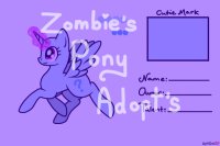 Zombie's Pony Adopts!