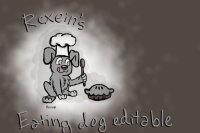 Rexein's Eating Dog Editable