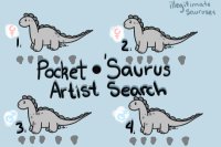 Pocket 'Saurus • Artist Search • WINNERS POSTED