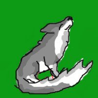 Simple wolf avatar