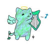 Harp Kitty Color in
