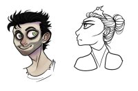 these were concepts of my cats as humans