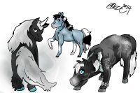 Group Horse art for Cityx