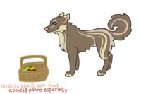 Siren's Adoptable Oekaki 5: Fruit Loving Canine