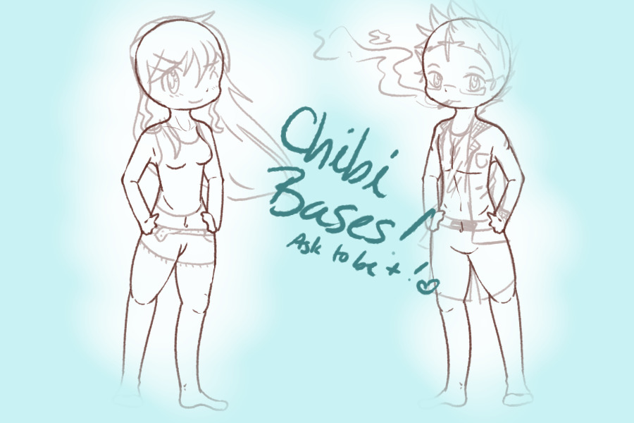 View Topic Free Male And Female Chibi Bases Chicken Smoothie Small and cute chibis are great for illustrations or for printing on keyrings and other accessories. free male and female chibi bases