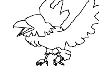 Colour in your OWN Animal jam eagle!