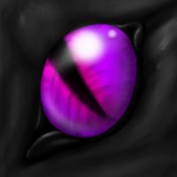 Black/purple Dragon Eye Blink