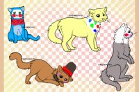 Five Cats At Freddy's 2