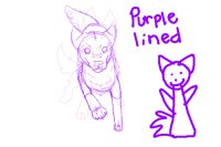 Purple lines: running forward wolf