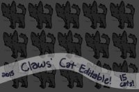 Claws' Cat Editable 2015! NEW! FREE TO USE!