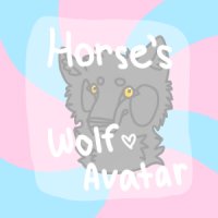 Horse's Wolf Avatar Editable