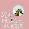Pixel Seahorse Avatar Editable