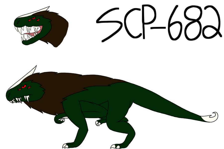 View topic - .: SCP-682 : Concept Art :. - Chicken Smoothie