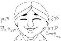 1959-2015 "Thank you" Satoru Iwata