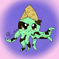 Make your own ice cream squid!