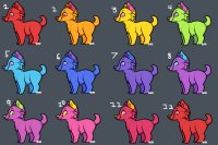 Rainbow Pups