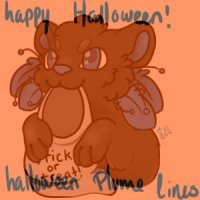 Trick or Treat! Plume color-in~!