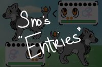 Sno's Entries