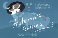 Autumn's entries