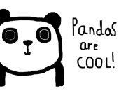 pandas are cool!