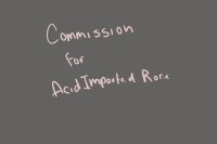 commission for acidimportedrose