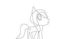 i try to draw a pony