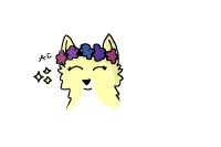 Flower Crown Dog <3