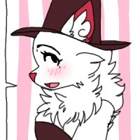 Cute Witch Wolf Editable (F)