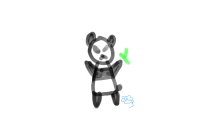 panda sketch