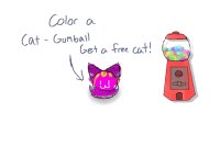 edited editable gumball cat