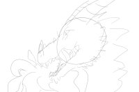 Dragon sketch i guess?