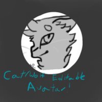 Cat/Wolf Editable Avatar!