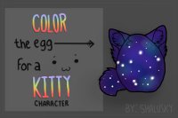 ♥ Color the Egg for a Kitty Character! ♥