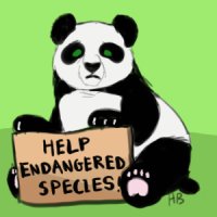 I support animal rights - Panda