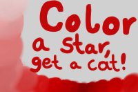 Color a star, get a cat!