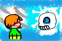 SANS AND CHARA-UNDERTALE
