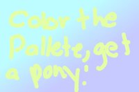 Color the palette, get a pony!