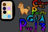 color a pup!!!