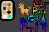 Color the palette get a pup