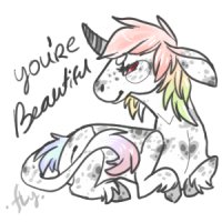 Inspirational unicorn avatar