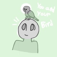 You and Your Bird Editable