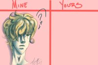 yours vs mine- get a haircut