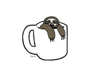 Sloth In A Mug Adoptable