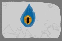 Water droplet eye thing