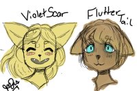 VioletScar and FlutterTail~