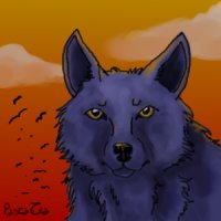 Wolf Portrait-my own lineart