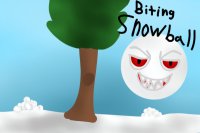 Biting Snowball!